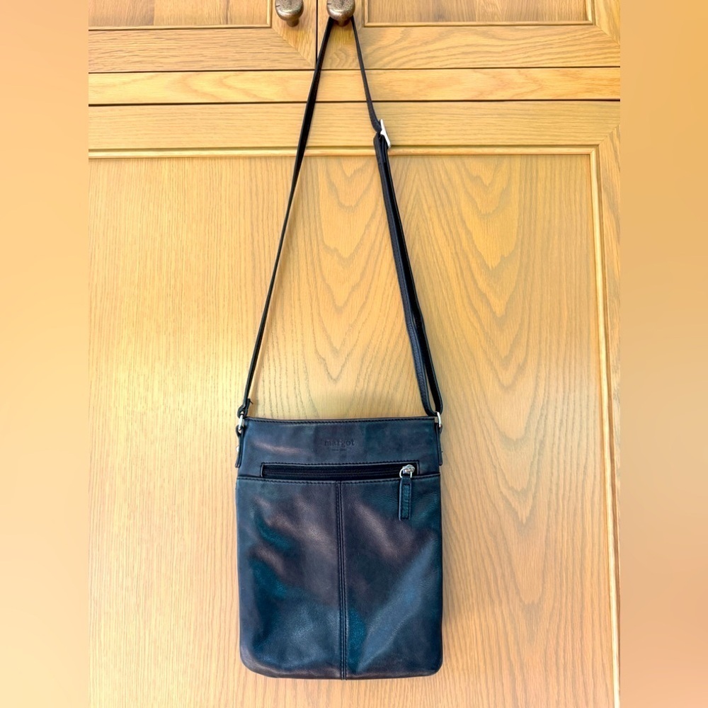 Margot Black Crossbody Bag Sleek Design Minimalist Aesthetic Adjustable Shoulder